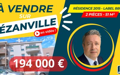 Ezanville – Appt – 194 000 € HAI