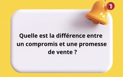 La différence entre un compromis et une promesse de vente